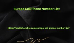 Europe Cell Phone Number List