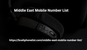 Middle East Mobile Number List